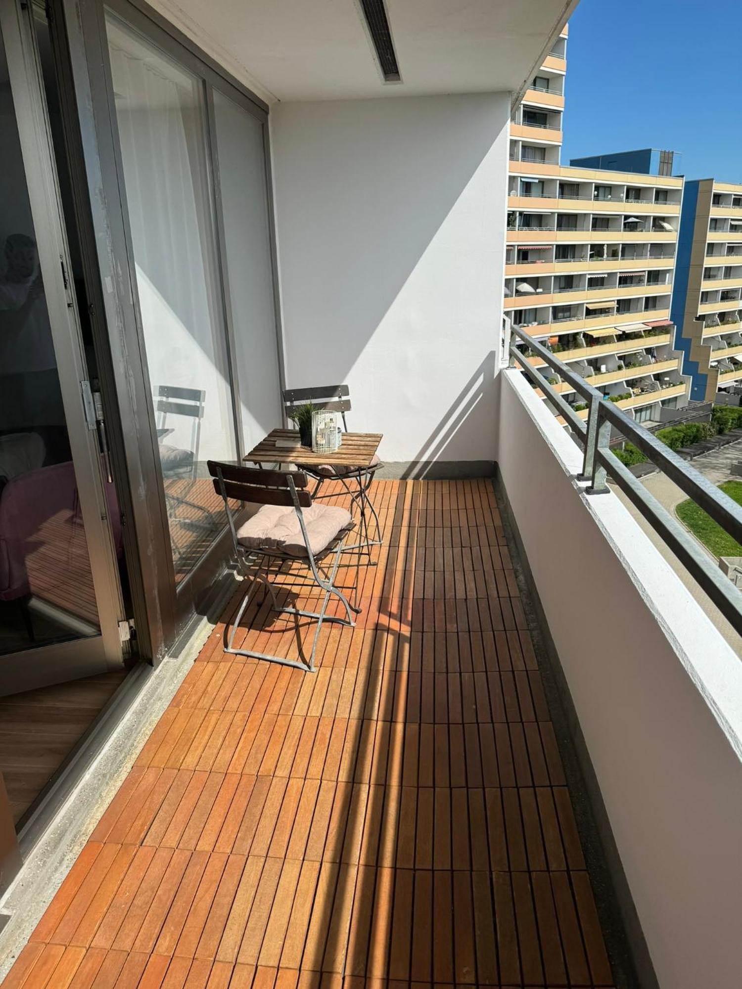 1 Zimmer Wohnung Mit Balkon Und Kueche バイロイト エクステリア 写真